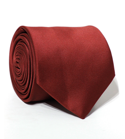 Luxury Red Silk Tie