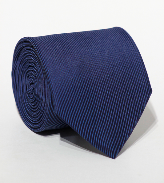 Luxury Navy Blue Silk Tie
