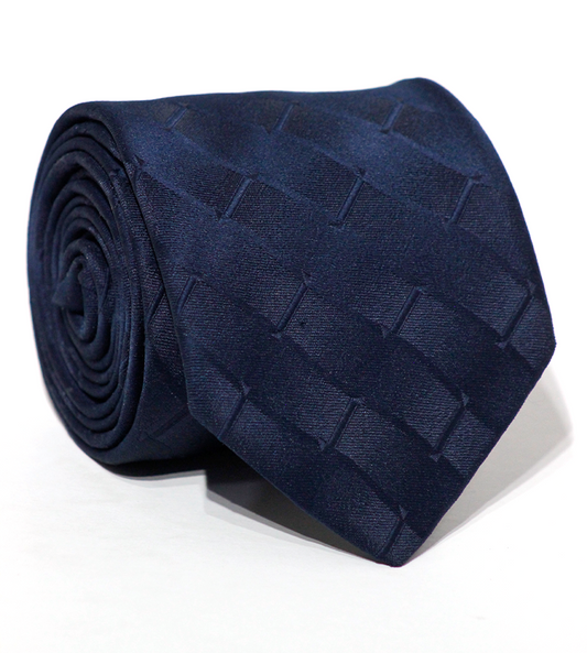 Luxury Mixed Navy Silk Tie