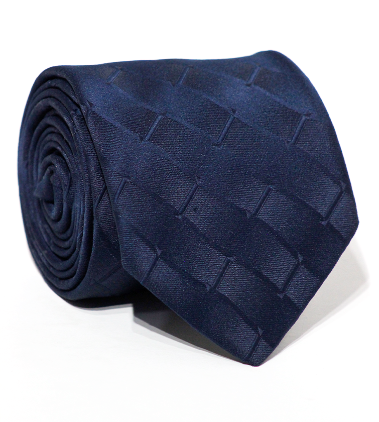Luxury Dark Navy Silk Tie