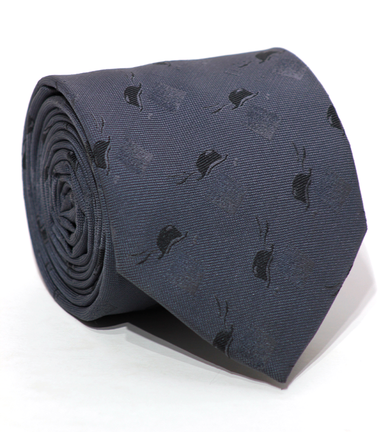 Luxury Black Jacquard Tie