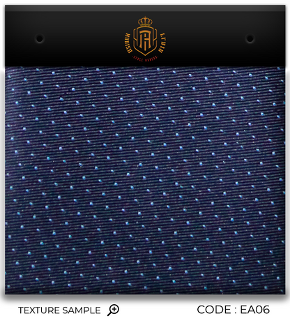 Luxury Navy Blue Jacquard Tie
