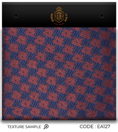 Luxury Res~Blue Jacquard Tie