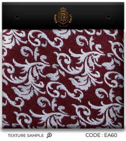Luxury Red~White Jacquard Tie