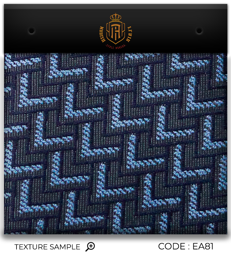 Luxury Navy Blue Jacquard Tie