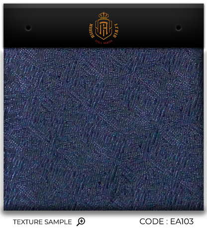 Luxury Navy Blue Jacquard Tie