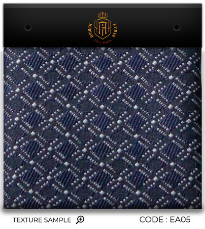 Luxury Navy Jacquard Tie