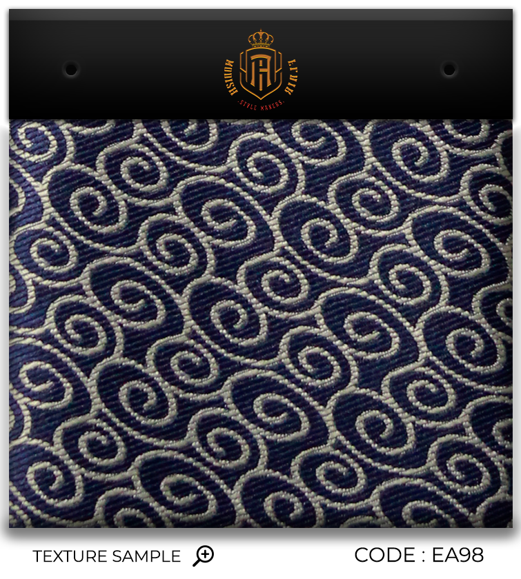 Luxury Navy~Beige Jacquard Tie