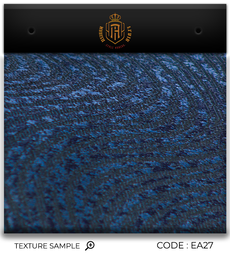 Luxury Navy Jacquard Tie