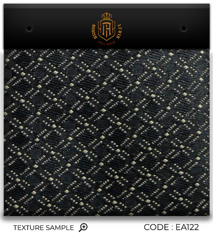 Luxury Black~Gold Jacquard Tie