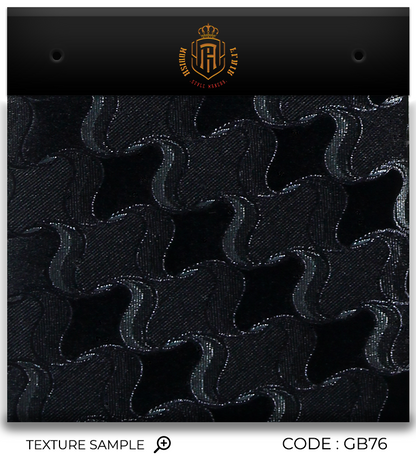 Luxury Mixed Gray/Black Silk Tie