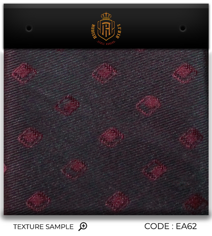 Luxury Burgundy Jacquard Tie