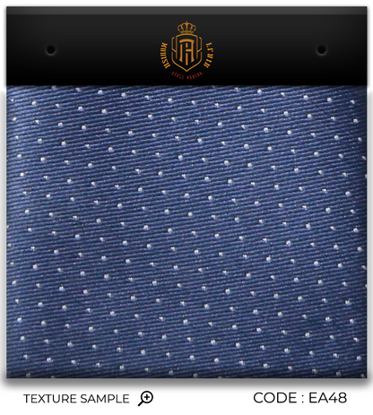 Luxury Blue/White Jacquard Tie