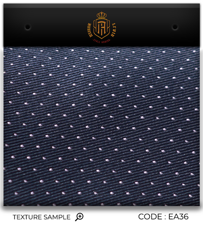 Luxury Navy Blue Jacquard Tie