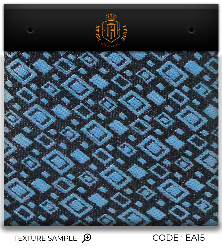 Luxury Blue Jacquard Tie