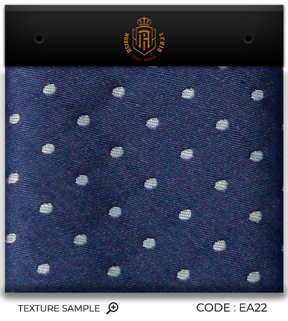 Luxury Blue/White Jacquard Tie