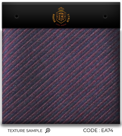 Luxury Burgundy/Blue Jacquard Tie