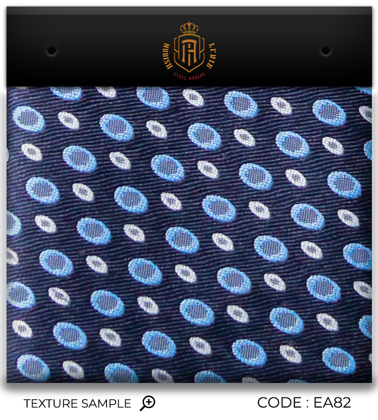 Luxury Blue Jacquard Tie