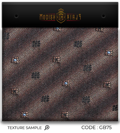 Luxury Mixed Brown Silk Tie