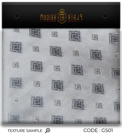 Luxury Silver Silk Tie