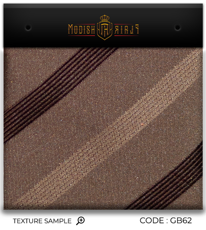 Luxury Mixed Brown/Beige  Silk Tie