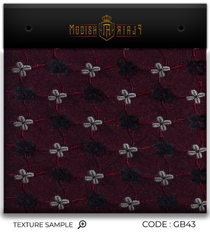 Luxury Maroon Silk Tie