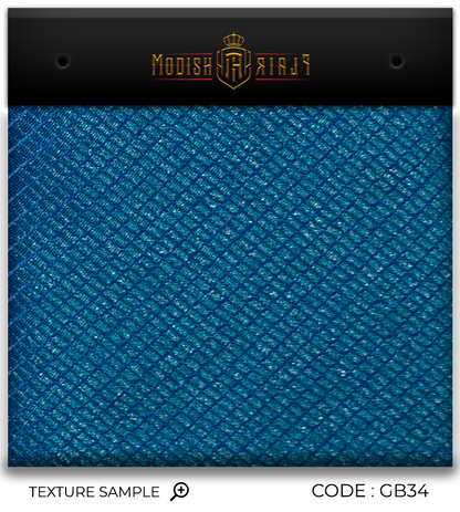 Luxury Turquoise Blue Silk Tie