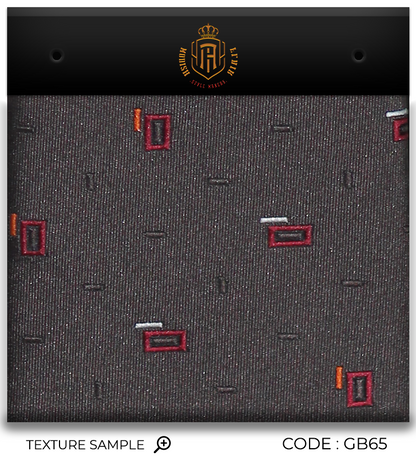 Luxury Dark Brown Silk Tie