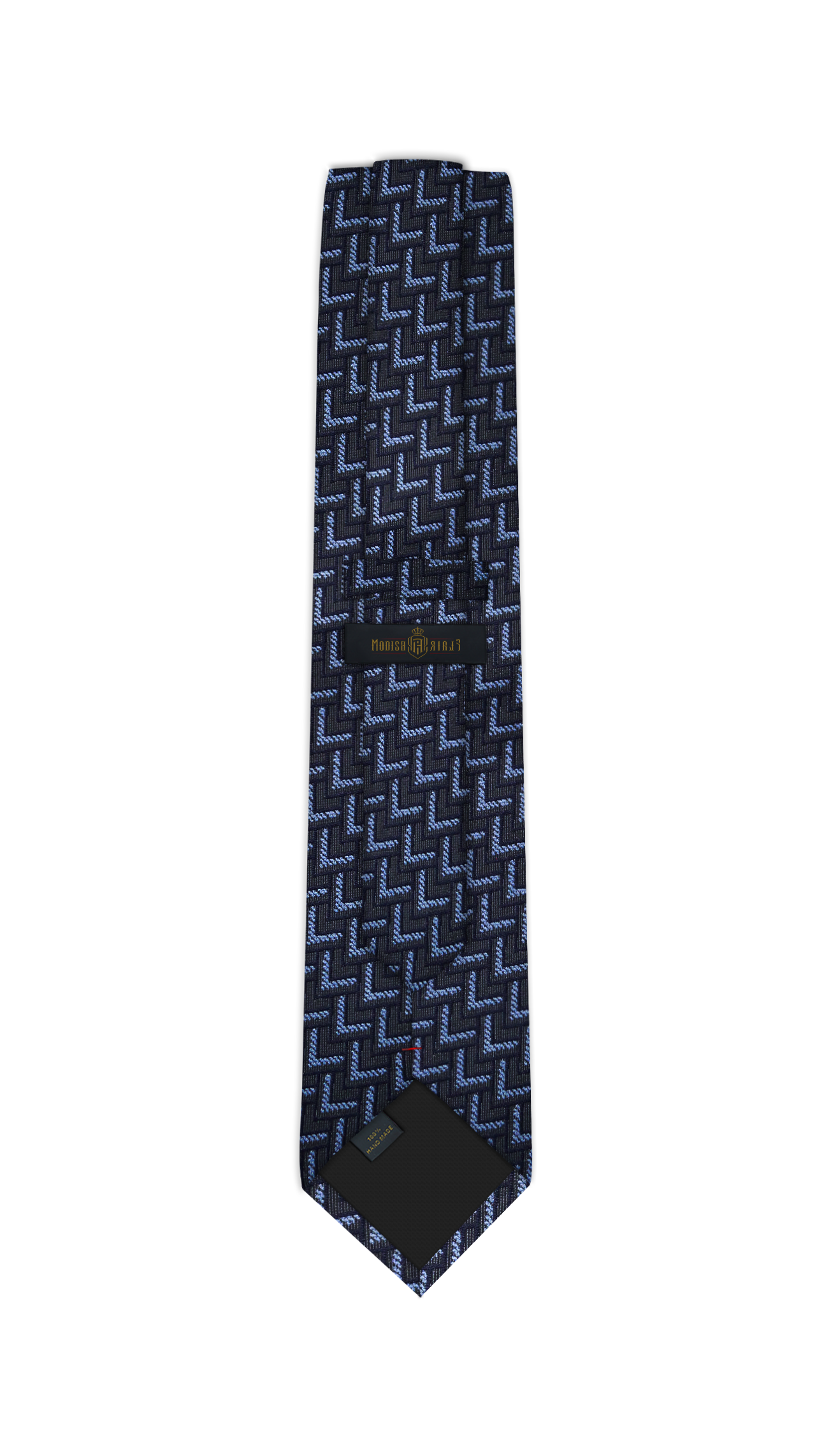 Luxury Navy Blue Jacquard Tie