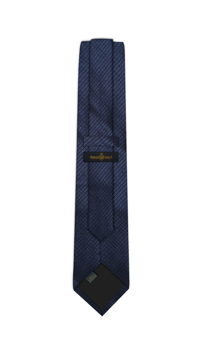Luxury Navy Silk Tie