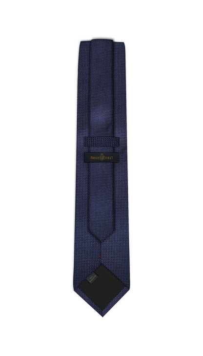Luxury Navy Blue Jacquard Tie