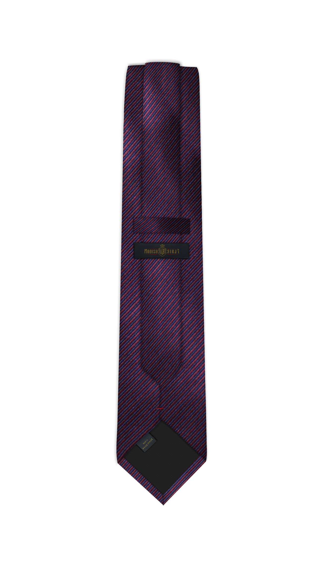 Luxury Burgundy~Blue Jacquard Tie