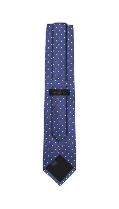 Luxury Blue/White Jacquard Tie
