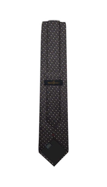 Luxury Brown Jacquard Tie