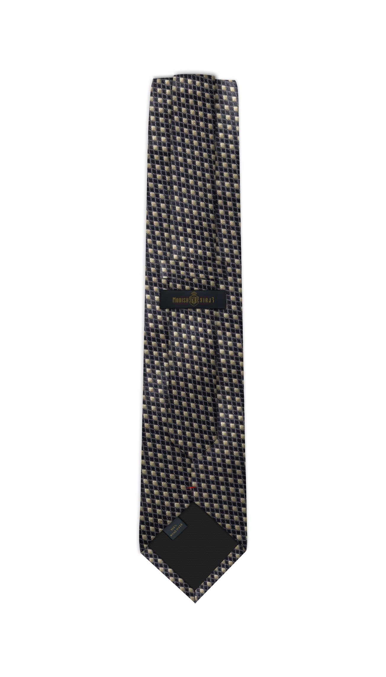 Luxury Black~Gold Jacquard Tie