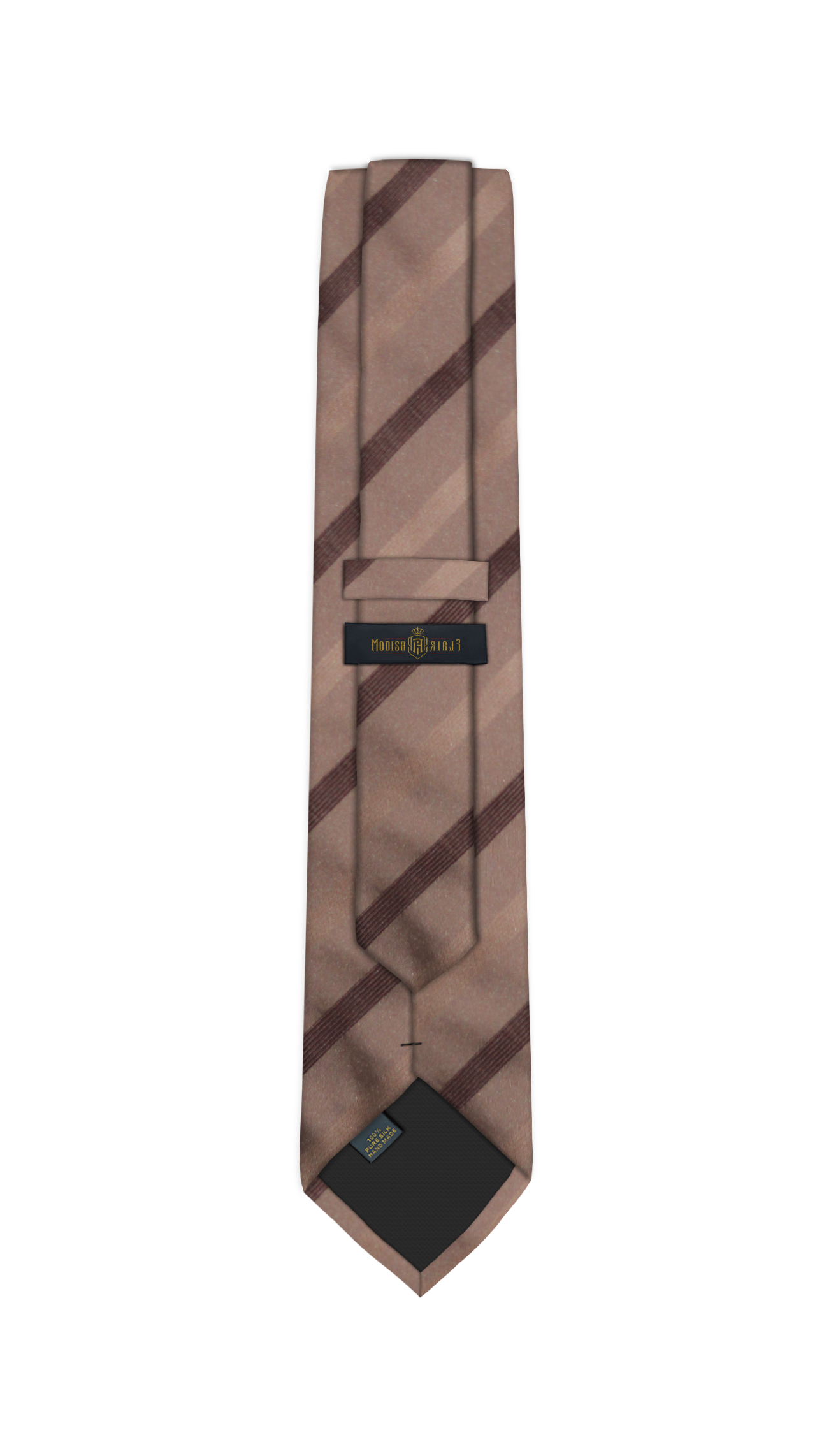 Luxury Mixed Brown Silk Tie