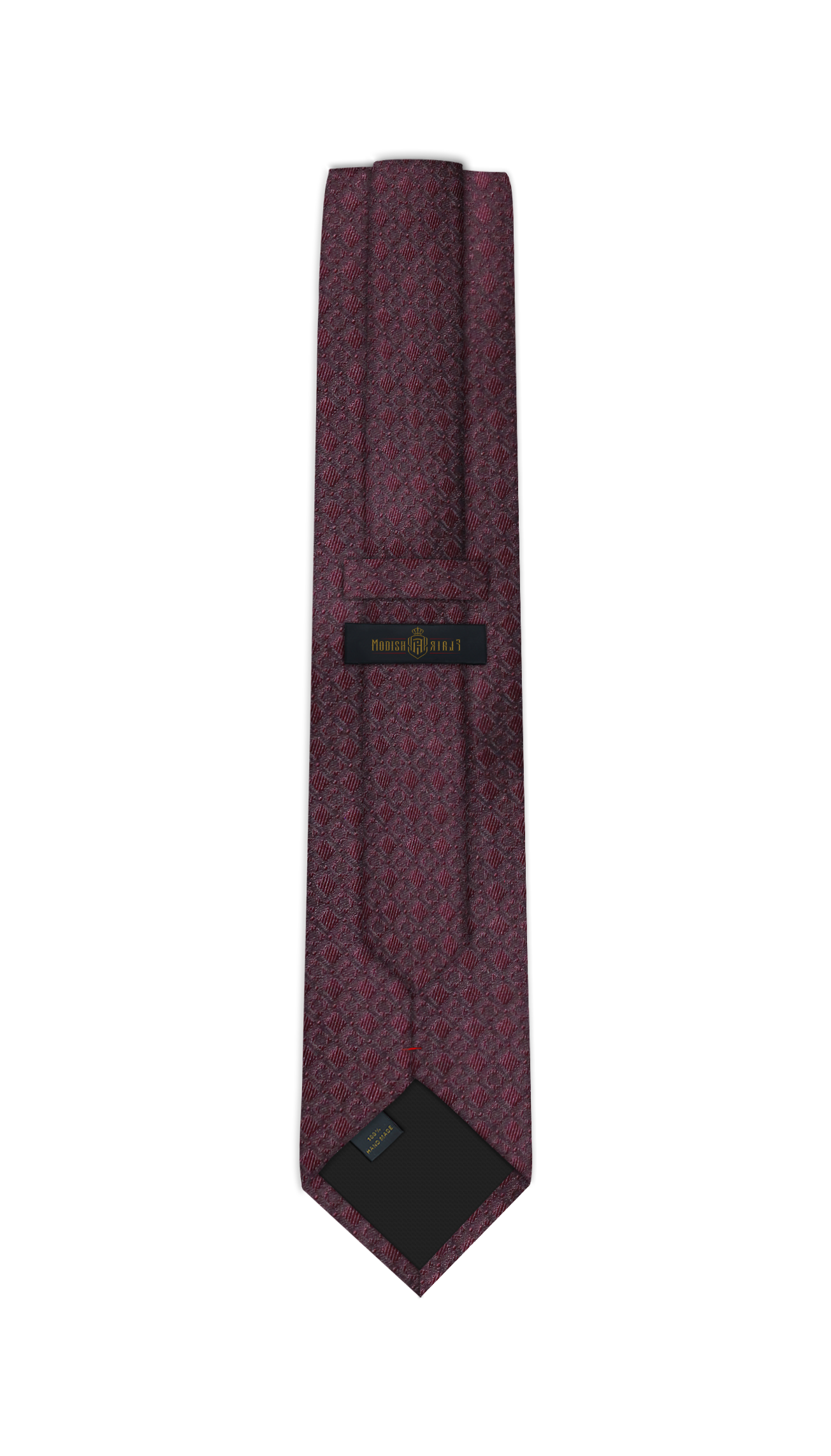 Luxury Maroon Jacquard Tie