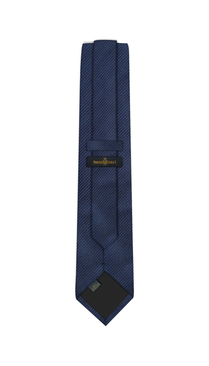 Luxury Dark Navy Silk Tie