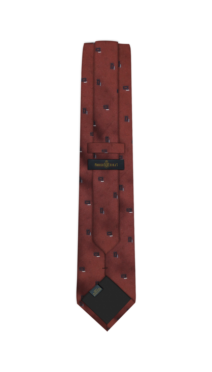 Luxury Maroon Silk Tie