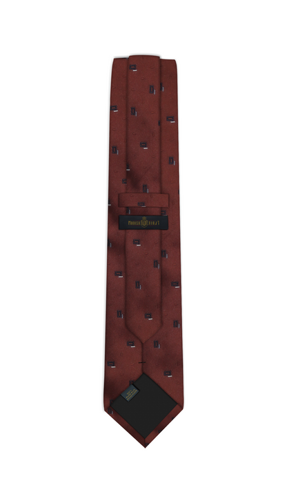 Luxury Moderate Red Silk Tie
