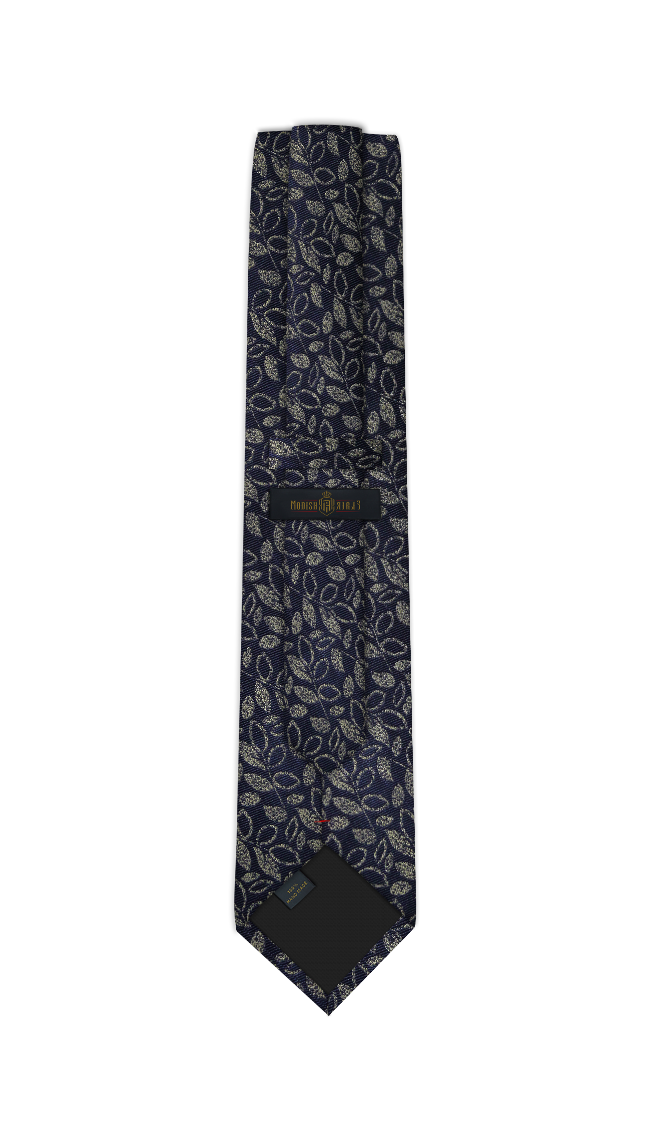 Luxury Navy~Olive Jacquard Tie