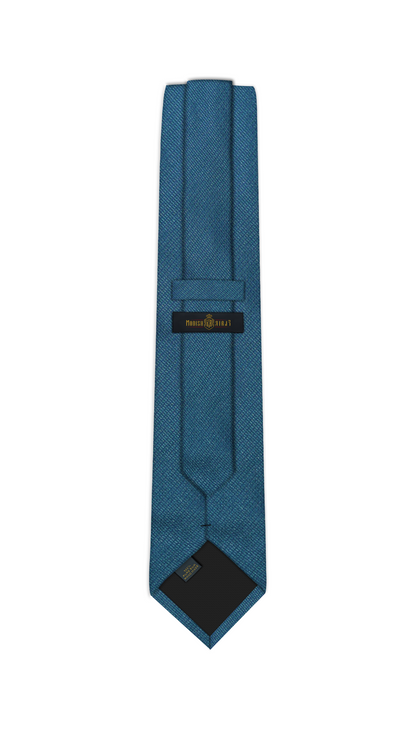 Luxury Turquoise Blue Silk Tie