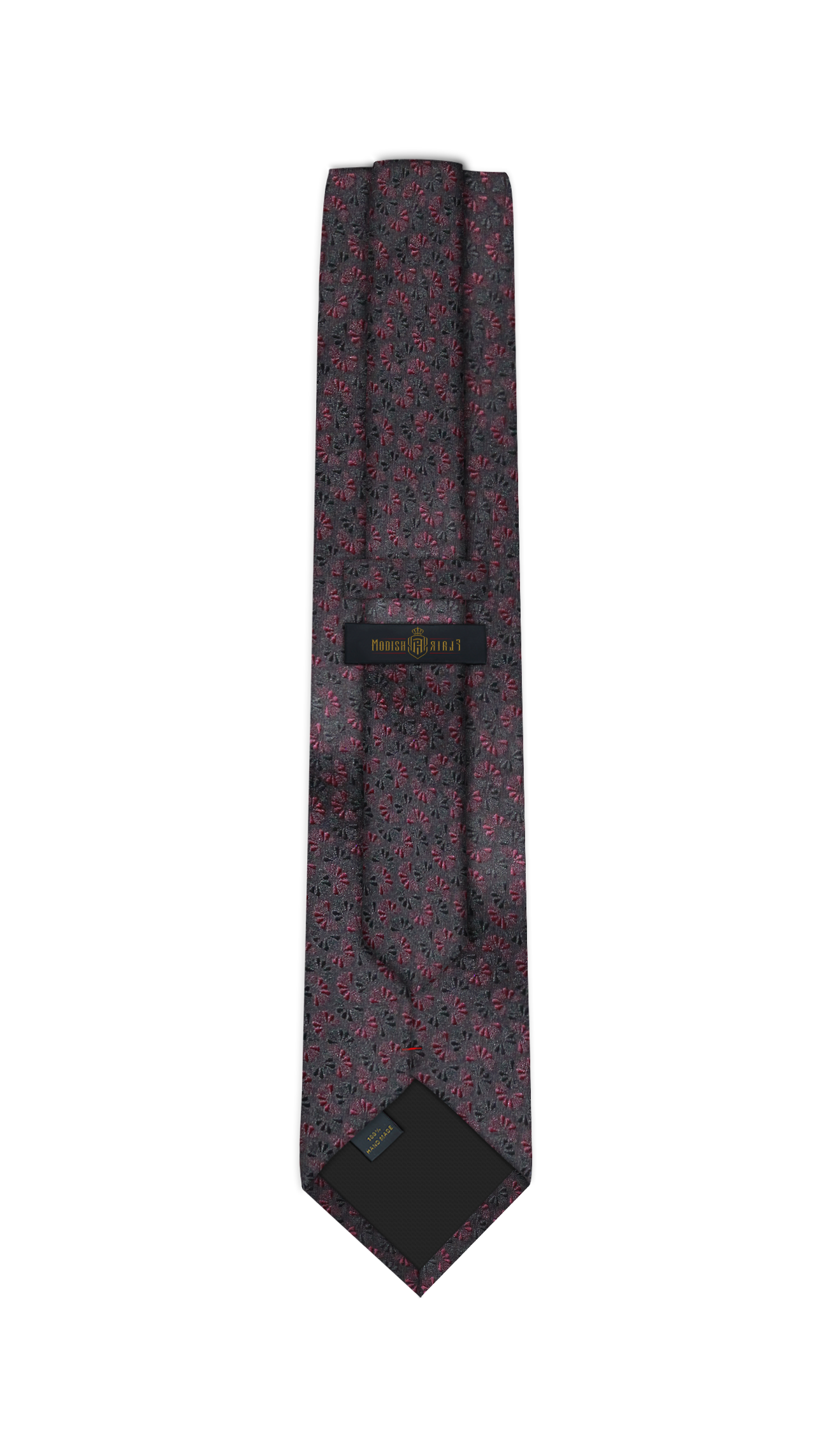 Luxury Black~Red Jacquard Tie