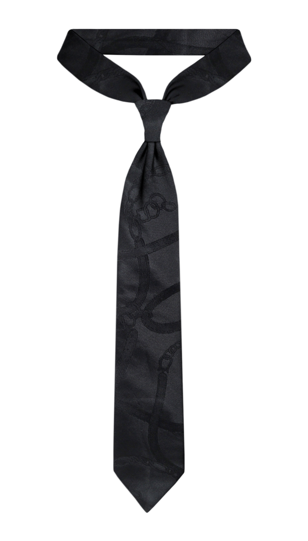 Luxury Black Silk Tie